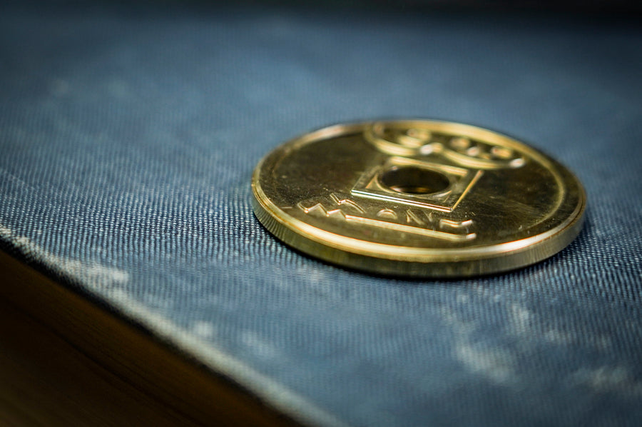 Artisan Chinese Coin Shell Set