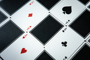 PURE BLACK PLAYING CARDS BY TCC