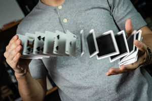 PURE BLACK PLAYING CARDS BY TCC