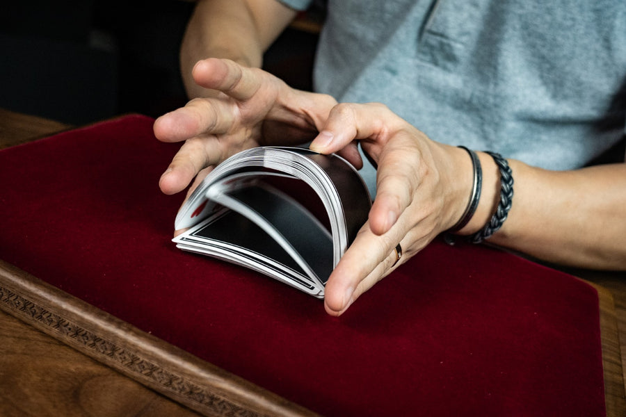 PURE BLACK PLAYING CARDS BY TCC