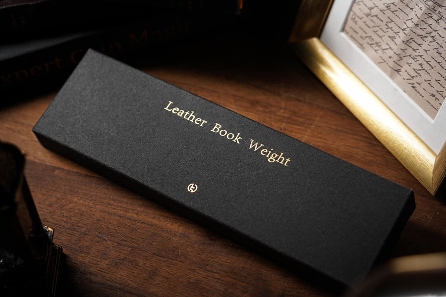 Leather Book Weight by TCC Presents