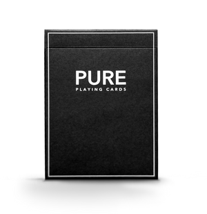 PURE BLACK PLAYING CARDS BY TCC