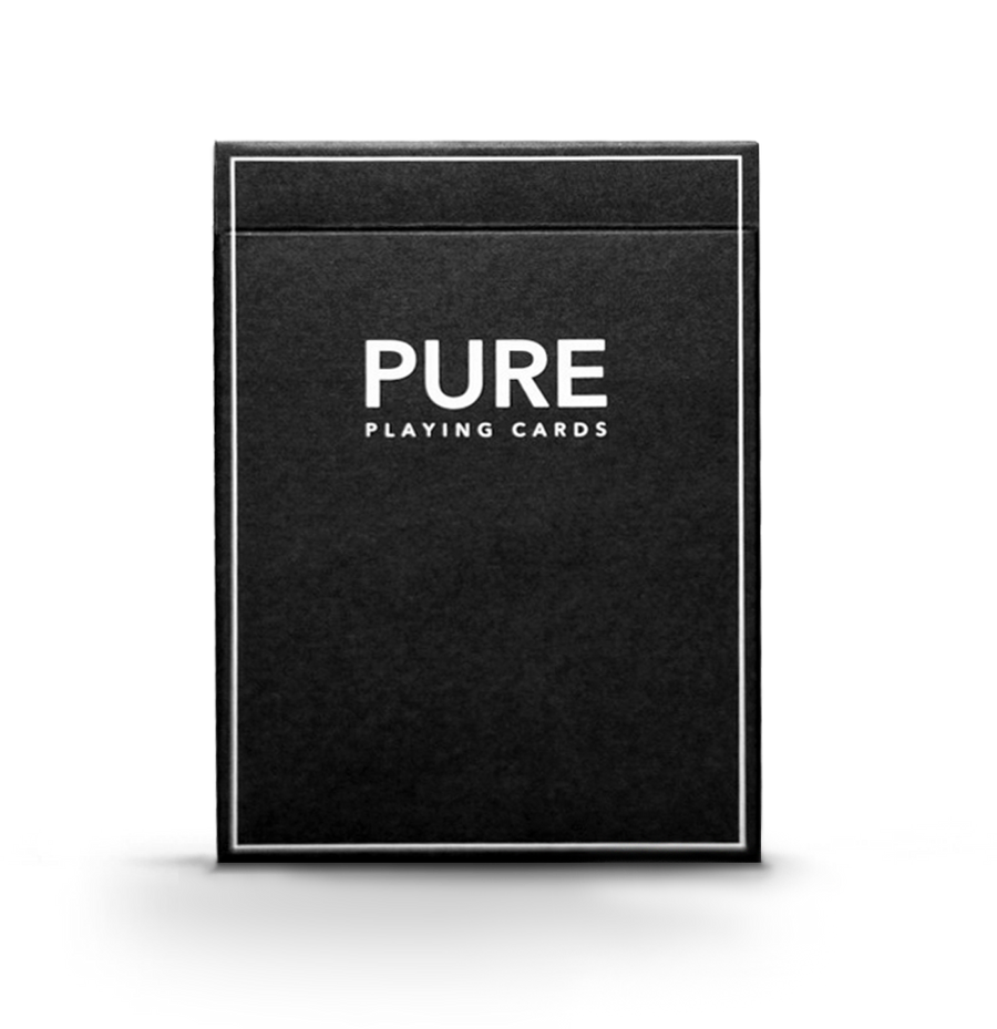 PURE BLACK PLAYING CARDS BY TCC